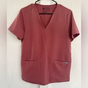 Figs Scrub Set Yola Pant and Casma Top in Mauve (Retired Color)